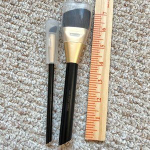 SONIA KASHUK wide angled contour + angled crease. Face and Eye makeup brush